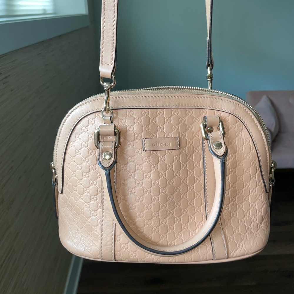 Gucci GG MicroGuccissima Dome Satchel Shoulder Bag - Picture 2 of 5